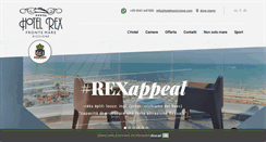 Desktop Screenshot of hotelrexriccione.com